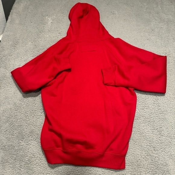 Men's Buffalo Bills Red Pullover Embroidered Hoodie Hoody Sweatshirt Size Large - Picture 2 of 11